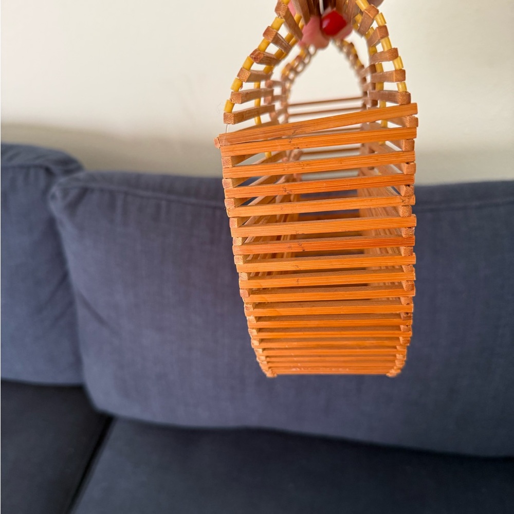 Cult Gaia Wooden U-Shaped Handbag - Picture 2 of 6